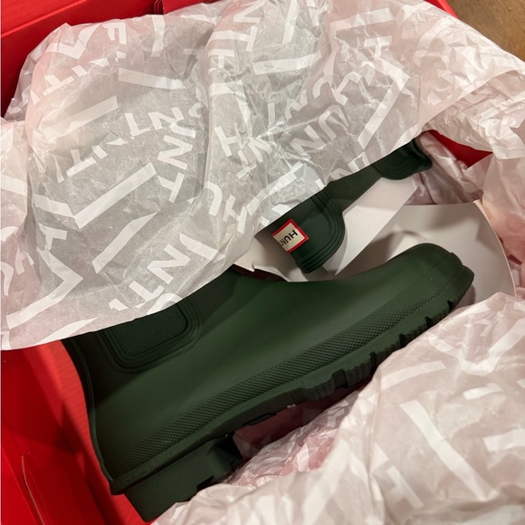 Hunter Women's Original Chelsea Rain Waterproof Boots Hunter Green size 10 - Picture 7 of 7